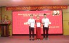 Đồng chí Trần Quang Khải, Nguyễn Thị Vân Anh, Nhâm Quang Trung nhận Quyết định Kết nạp đảng viên