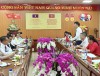 Trường Chính trị tỉnh trao đổi kinh nghiệm công tác đào tạo, bồi dưỡng lý luận chính trị với Trường Chính trị - Hành chính tỉnh Phông-sa-ly