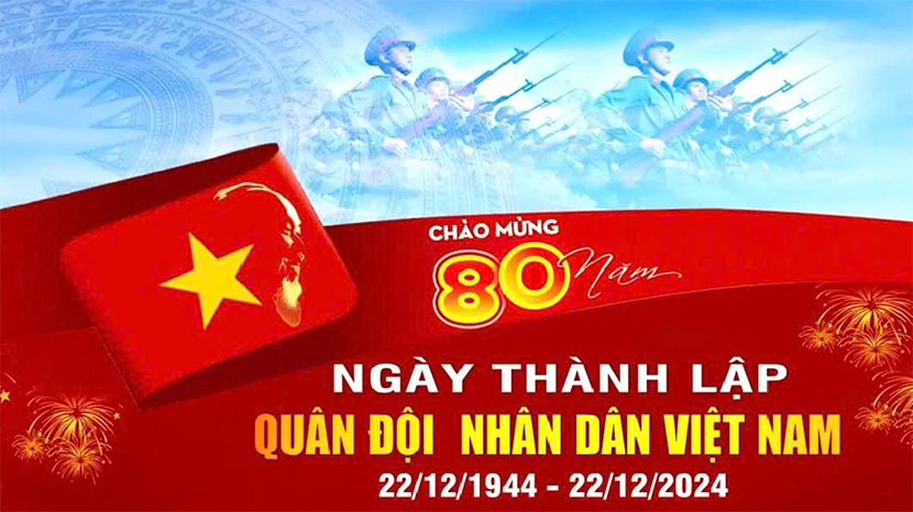 Chào mừng 80 năm ngày quân đội