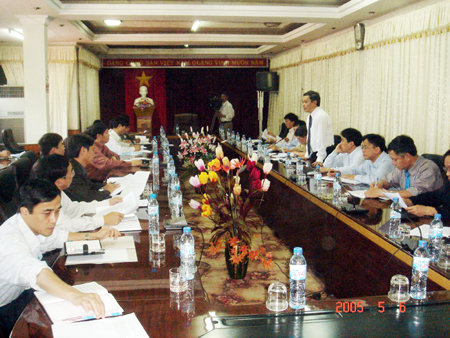 Thứ trưởng Bộ TT&TT Trần Đức Lai làm việc với UBND tỉnh Điện Biên