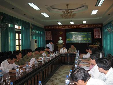 Hội nghị khảo sát tình hình sử dụng tần số vô tuyến điện tại Điện Biên