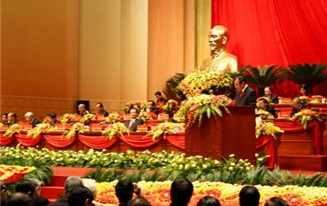 Chủ tịch nước Nguyễn Minh Triết đọc diễn văn khai mạc