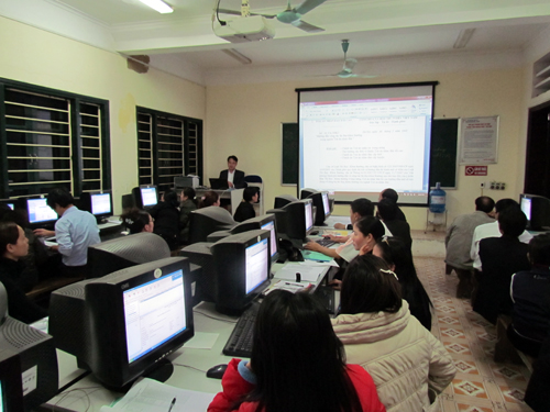 Lớp tập huấn phần mềm eOffice Tòa án nhân dân tỉnh