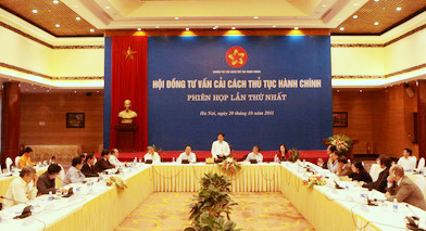Phiên họp thứ nhất của Hội đồng tư vấn cải cách TTHC nhiệm kỳ 2 - Ảnh Chinhphu.vn