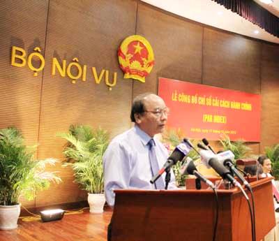 Đồng chí Nguyễn Xuân Phúc, Ủy viên Bộ Chính trị, Phó Thủ tướng Chính phủ đã đến dự và phát biểu chỉ đạo tại Lễ công bố.