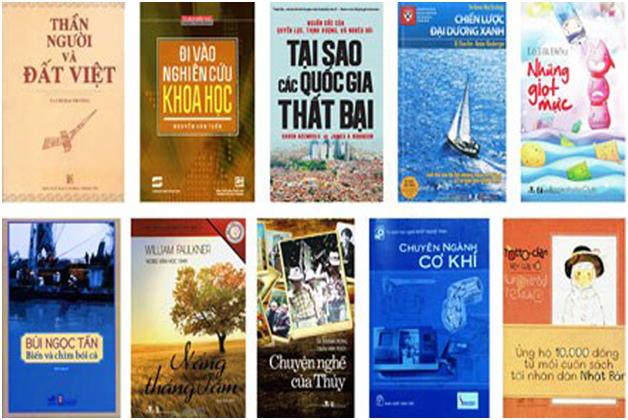 Một số cuốn sách được giải thưởng "Sách hay" năm 2013 (Ảnh minh họa; nguồn: internet)