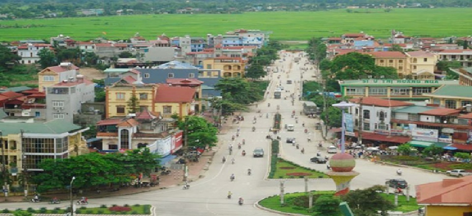 Trung tâm thành phố Điện Biên Phủ.