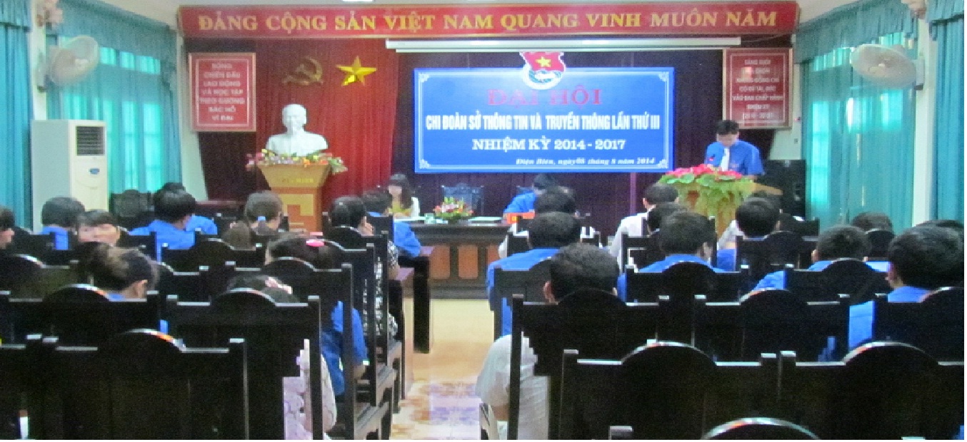 Đại hội Chi đoàn Sở TT&TT Lần thứ III, Nhiệm kỳ 2014-2017. Ảnh: Quang Minh