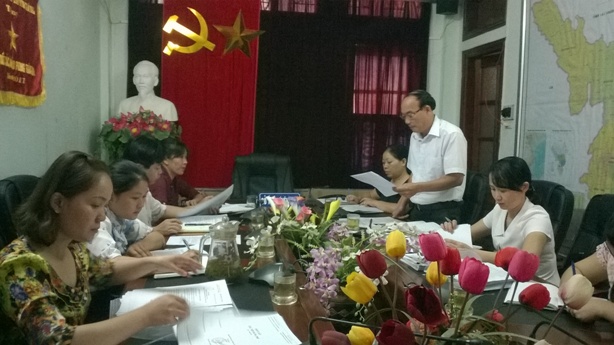 Ủy ban Kiểm tra Đảng ủy Dân Chính Đảng tổ chức Kiểm tra việc thực hiện các quy định của Đảng tại Chi bộ Sở TT&TT.