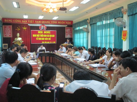 CBCC,VC Sở TT&TT, Trung tâm CNTT&TT tham dự hội nghị (ảnh: Cao Thương).