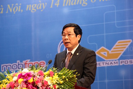 Bộ trưởng Nguyễn Bắc Son đọc diễn văn tại Lễ kỷ niệm.
