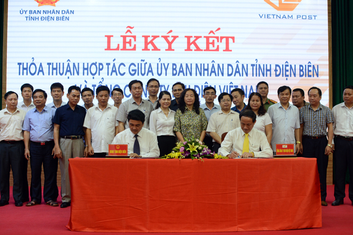 Ký kết thỏa thuận hợp tác giữa UBND tỉnh và Tổng Công ty Bưu điện Việt Nam