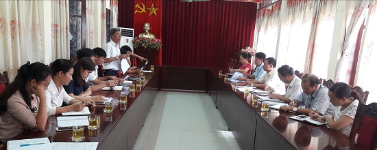 Kiểm tra công tác cải cách hành chính tại Sở Văn hóa - Thể thao và Du lịch tỉnh Điện Biên