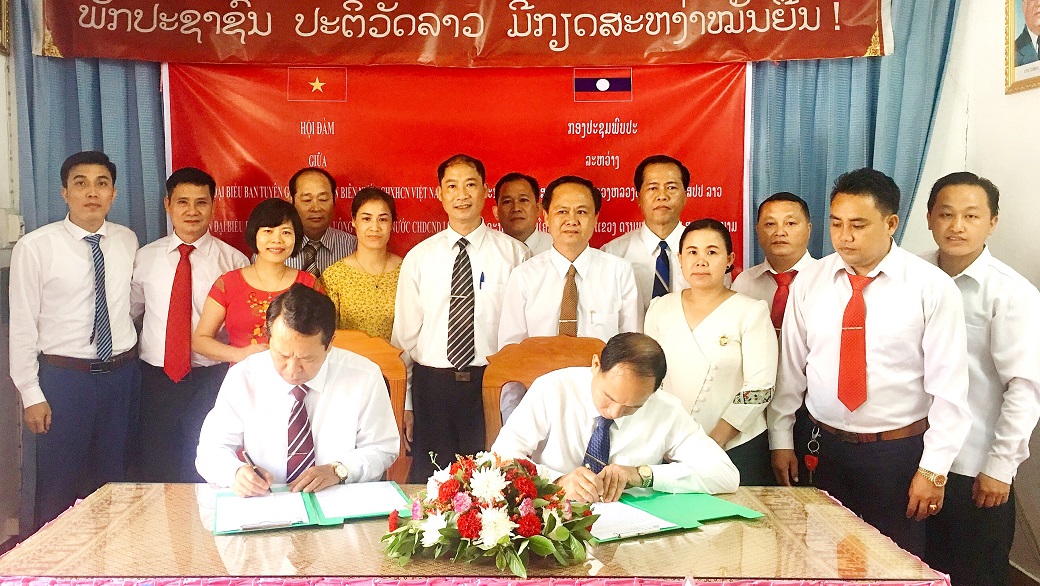 Tăng cường trao đổi nghiệp vụ công tác Tuyên giáo với 3 tỉnh Bắc Lào