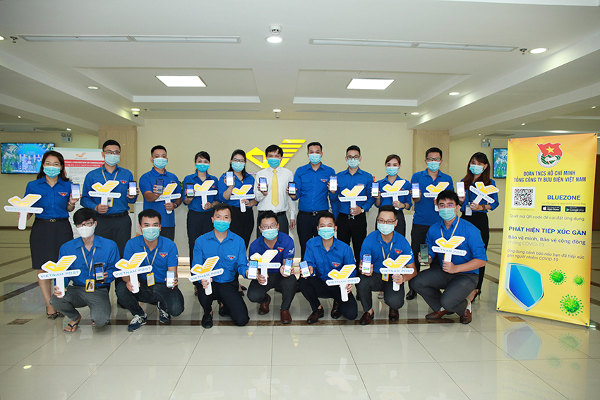 Vietnam Post phát động 100% đoàn viên, thanh niên cài đặt ứng dụng Bluezone