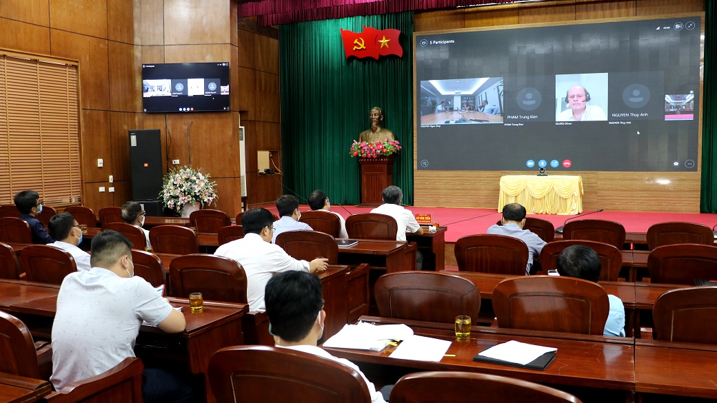 Hội nghị trực tuyến về Dự án “Quản lý đa thiên tai lưu vực sông Nậm Rốm nhằm bảo vệ dân sinh, thích ứng biến đổi khí hậu và phát triển kinh tế xã hội, tỉnh Điện Biên”
