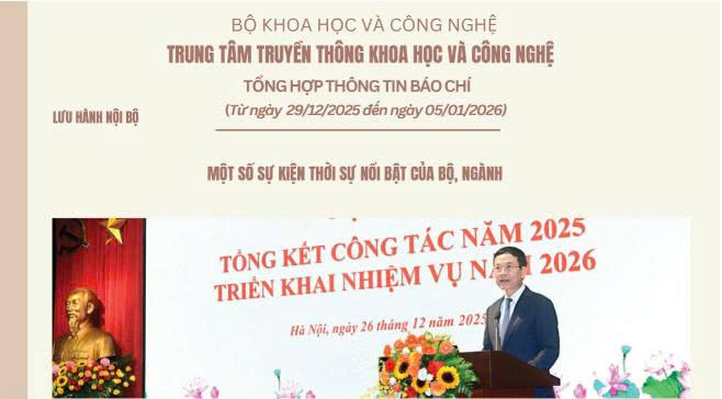 Điểm tin Khoa học Công nghệ số 01/2026