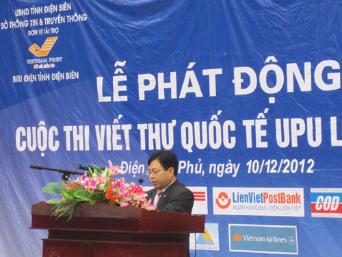 Đ/c Nguyễn Hùng Cường, Phó Giám đốc Sở TT&TT phát động cuộc thi